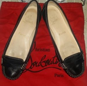 Christian Louboutin Black  Loafers 38